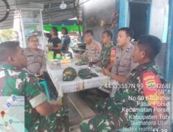 Sinergitas Polri-TNI Bersama Stake Holder Lainnya Kompak Amankan Arus Mudik dan Balik di Toba