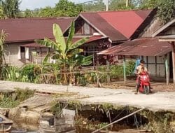 Jalan Setapak di Desa Suka Makmur Singkil Terancam Putus