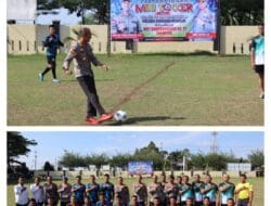 Kapolres Sergai Buka Pertandingan Mini Soccer