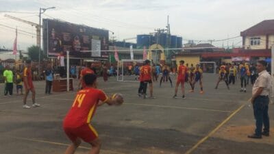 Jelang HUT Bhayangkara Ke-77, Kapolres Pelabuhan Belawan Buka Turnamen Olah Raga