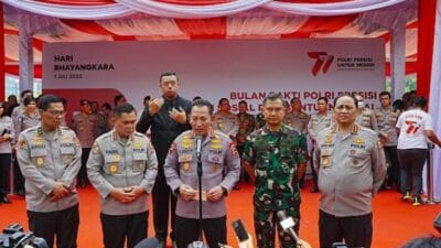 Masyarakat Apresiasi Bakti Sosial Polri Sambut HUT Bhayangkara ke-77