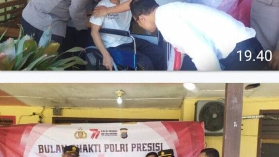 Sambut HUT Bhayangkara ke-77, Polresta Deli Serdang Gelar Baksos