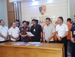 Polres Nagan Raya Tangkap Kades Serbajadi Diduga Pungli Rp40 Juta
