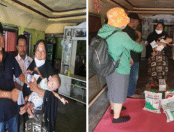 IWOI Sumut Serahkan Bantuan Bocah Berusia 9 Bulan Penderita Infeksi Paru-paru