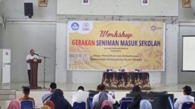 Pemkab Singkil Gelar Kegiatan Gerakan Seniman Masuk Sekolah