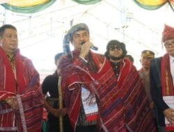 Bupati Samosir Bersama Anggota DPR RI Hadiri Peresmian Tugu Limbong Mulana