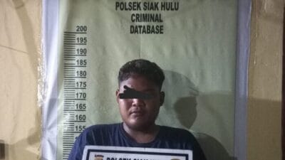 Tim Kelelawar Polsek Siak Hulu Tangkap Pengedar Sabu