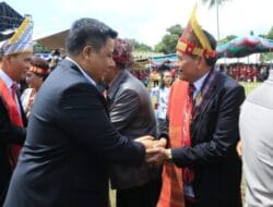 Bupati Samosir Bersama Kapoldasu dan Gubsu Hadiri Pesta Syukuran Pomparan Raja Naiambato