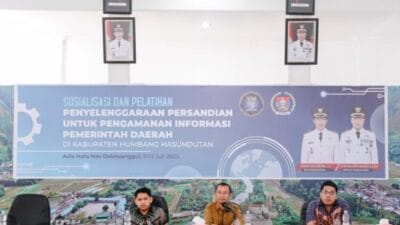 Pemkab Humbahas Sosialisasikan Persandian Pengamanan Informasi