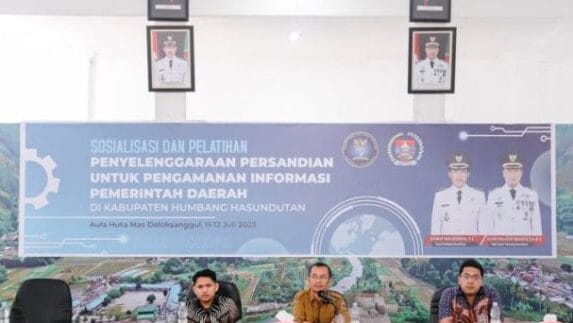 Pemkab Humbahas Sosialisasikan Persandian Pengamanan Informasi