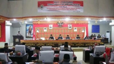 Pemkab dan DPRD Lamsel Teken MoU KUA-PPAS APBD TA 2024