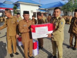 Sambut HUT ke-78 Kemerdekaan RI, Pemkab Batu Bara Bagikan Ribuan Bendera
