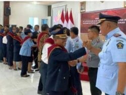 Rutan Kelas I Medan Ikuti Prosesi Wisuda Purnabakti