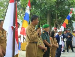 Bupati Samosir Lepas Lomba Gerak Jalan Sambut HUT RI ke-78