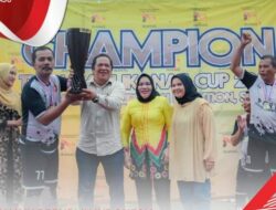 Walikota Padangsidimpuan Tutup IKANAS CUP 2023, PGRI FC Juara 1