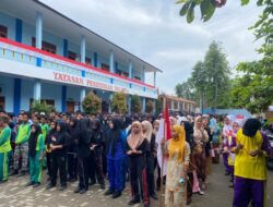 Sambut HUT RI ke-78, Ribuan Pelajar Delisha Ramaikan Gerak Jalan dan Lucky Draw