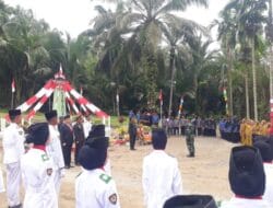 Upacara Peringatan HUT RI ke-78 di Kecamatan Rahuning Khidmad