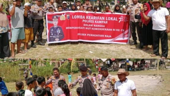 Kapolsek Perhentian Raja Ikuti Lomba Kearifan Lokal Polres Kampar