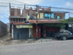 Bangunan Ruko di Jalan RPH Mabar Diduga Tak Miliki Izin
