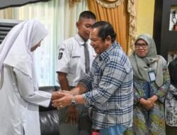 Walikota Padangsidimpuan Terima Audiensi Paskibra Tingkat Provinsi