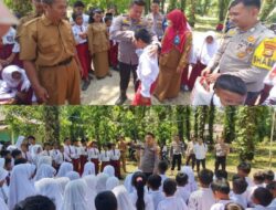 Kapolsek Perhentian Raja, Giat Police Goes To School di SDN 009 Sialang Kubang