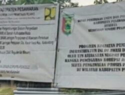 Proyek SPAM PDAM PUPR di Desa Kubu Batu Ambaradul