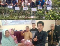 Kades Kepau Jaya Bagikan Hasil Ketahanan Pangan Nabati Tahun 2023