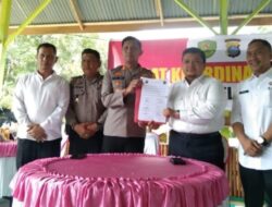 Kapolres Bersama Bupati Tapsel Bentuk Kampung Bebas Narkoba