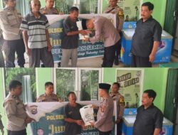 Jum’at Barokah, Kapolsek Perhentian Raja Berbagi Sembako