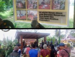 Kesal Terhadap Sindikat Mafia Tanah, Warga Desa Buluh Cina Datangi Kantor Camat Siak Hulu