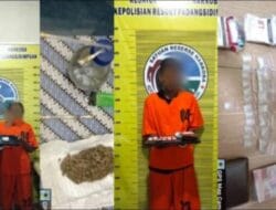 Personel Polsek Batunadua Ringkus Pengedar Sabu