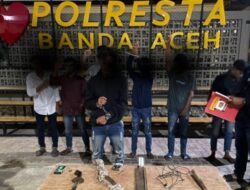 Polresta Banda Aceh Tangkap Ketua Gangster