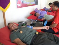 Peringati HUT TNI ke-78, Lemasmil 1 Medan Gelar Bhakti Donor Darah