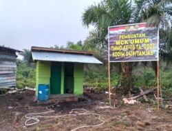 Atasi Kriris Air Bersih Akibat Kemarau Panjang, PTPN VI Bantu Sumur Bor di Desa Sungai Tawar, Jambi