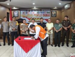 Polresta Deli Serdang Gelar Deklarasi Pemilu Damai 2023-2024
