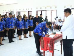 Bupati Samosir Lantik 225 CPNS Jadi PNS