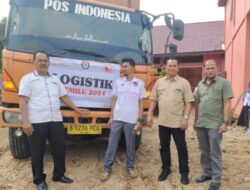 Dikawal Polisi, 4296 Bilik Pemungutan Suara Tiba di Gudang KPU Tapsel