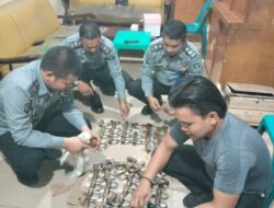 Jaga Stabilitas Keamanan, Rutan Labuhan Deli Lakukan Perawatan Gembok Kamar Hunian