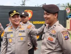 Kapolresta Deli Serdang Cek Kenderaan Dinas dan Perlengkapan Dalmas