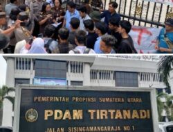 MARAK Sumut Demo Kejatisu Usut Dugaan Korupsi PDAM Tirtanadi