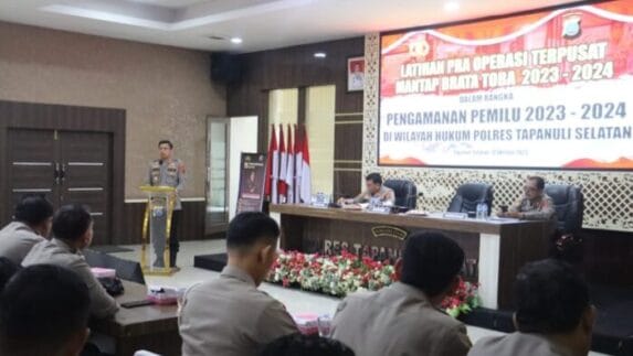 Jelang Pemilu 2024, Kapolres Tapsel: Galang Sinergi Antar Instansi dan Media Massa
