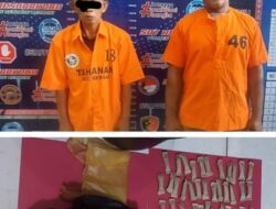 Polres Sergai Bekuk 2 Tersangka Kasus Narkoba