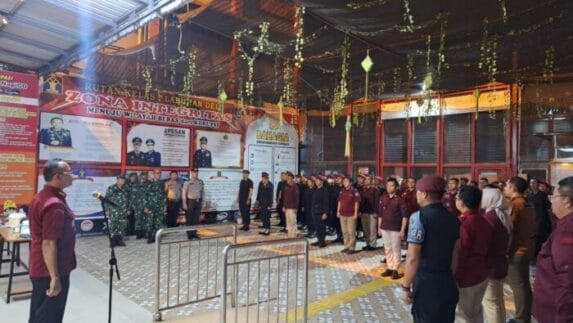 Rutan Labuhan Deli Gelar Razia Gabungan ke Kamar Hunian
