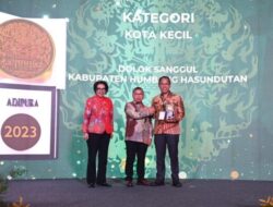 Kedua Kalinya, Pemkab Humbahas Terima Penghargan Anugerah Adipura