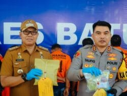 Dukung Pemberantasan Narkoba, Pj Bupati Batu Bara Turut Musnahkan 2 Kg Sabu