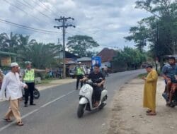 Personil Polres Palas Laksanakan Pengamanan Sholat Jum’at
