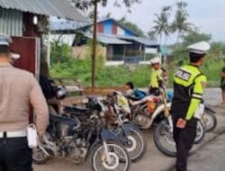 Satlantas Polres Batu Bara Kembali Razia Motor Knalpot Blong