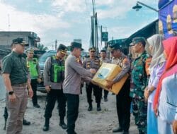 Pj Bupati Batu Bara Bersama Wakapolda Sumut Cek Pospam Ops Ketupat 2024