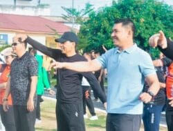 Pj Bupati Batu Bara Hadiri Olahraga Sambut HUT Bhayangkara