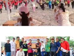 Bupati Sergai Hadiri Senam Sehat Masyarakat Bersama Jurnalis